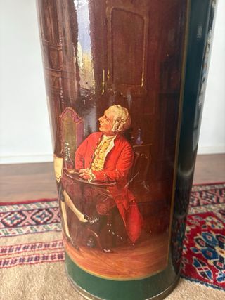 Paragüero vintage de metal