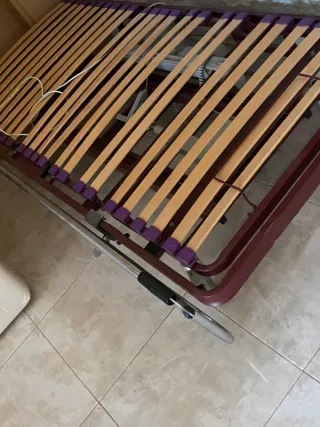 Cama geriátrica articulada completa