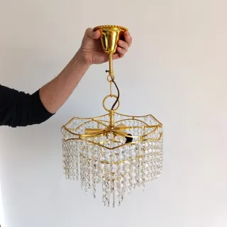 Lámpara lágrimas cristal