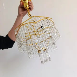 Lámpara lágrimas cristal