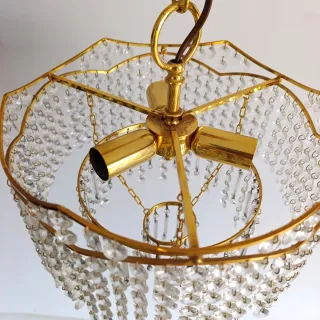 Lámpara lágrimas cristal