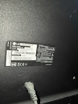 LG 49” 4K Smart TV 49UK6300PLB