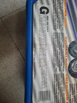 Cadenas para nieve ACMA