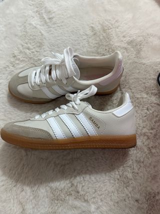 Adidas Samba Talla 36 Beige/Blanco