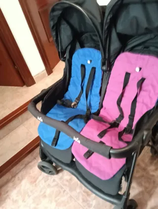 Silla gemelar Joie como nueva