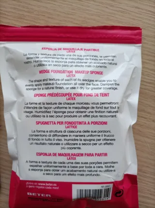 Limas y esponjas de maquillaje BETER