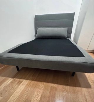 Sillón cama gris Maisons du Monde