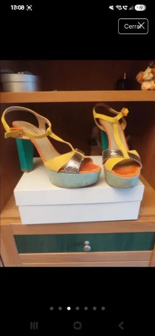 Pack de zapatos de tacon de tallas 39-40