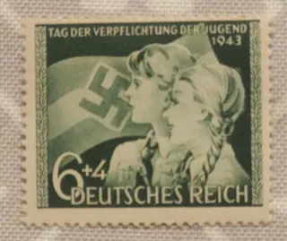 Sello Alemán 1943 - Día de la Juventud