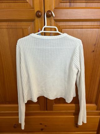 Jersey Bershka Talla L Blanco
