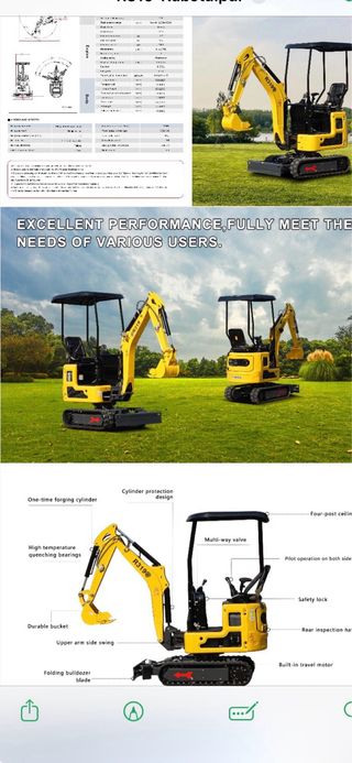 Mini Excavadora R319 Pro Kubota