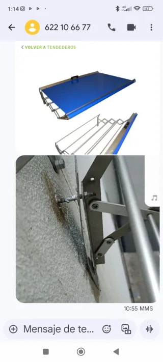 Tendedero Acordeón Exterior cubierto Leroy merlin