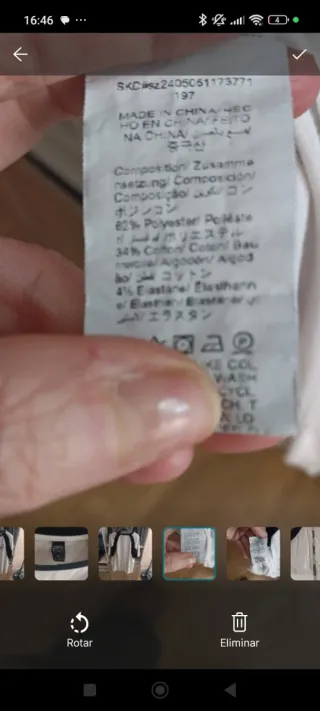 Camiseta Aeronautica Militare Blanca y Negra