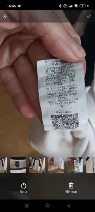 Camiseta Aeronautica Militare Blanca y Negra