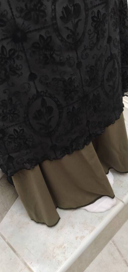 Vestido Largo Gótico Negro