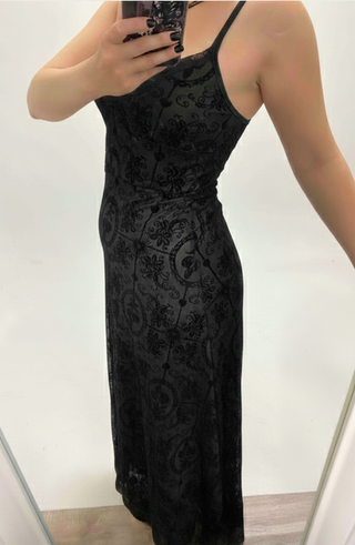 Vestido Largo Gótico Negro