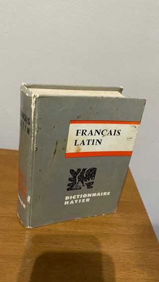 Diccionarios pequeños Francés- Inglés-Latín