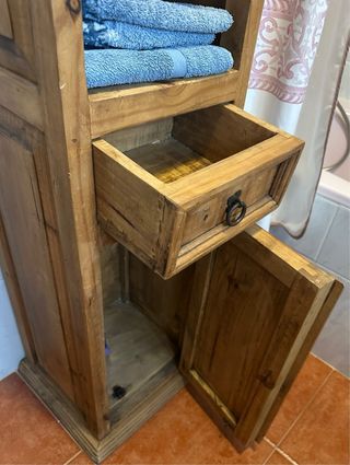 Mueble Estantería Madera Roble natural, versátil