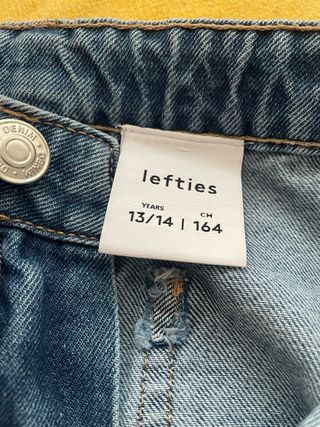 Pantalón vaquero niña Lefties Talla 13/14