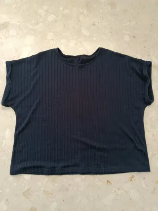 Camiseta azul talla 3XL