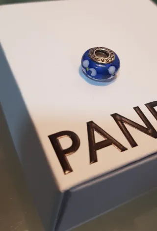 Lote 5 charms Pandora cristal murano