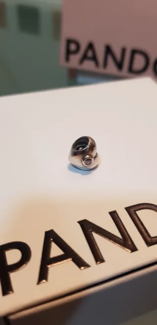 Lote 5 charms Pandora cristal murano