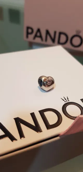 Lote 5 charms Pandora cristal murano