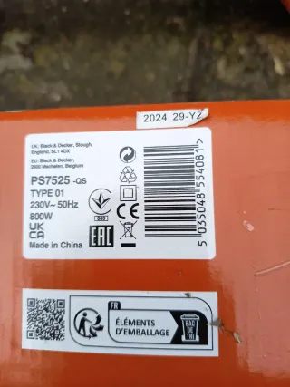 Motosierra Eléctrica Black & Decker 800W