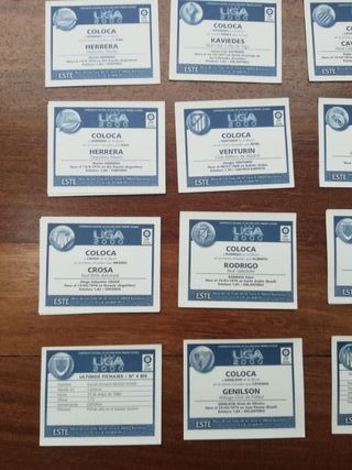 COLOCAS Y FICHAJES EDICIONES ESTE 99 00