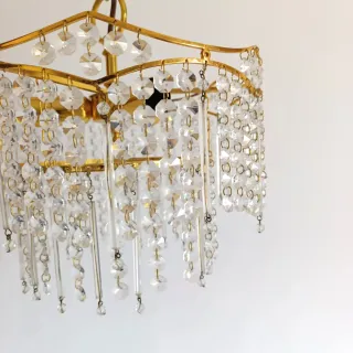 Lámpara lágrimas cristal