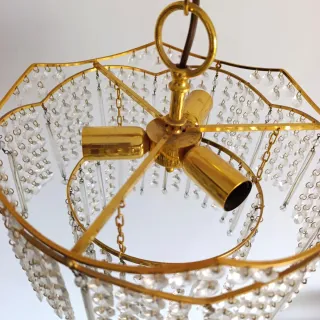 Lámpara lágrimas cristal