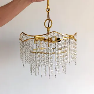 Lámpara lágrimas cristal