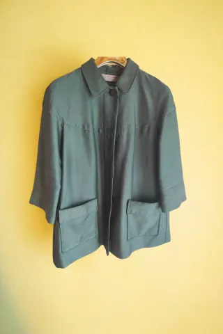 Gabardina Zara tres cuartos evasé M