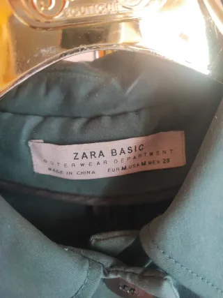 Gabardina Zara tres cuartos evasé M