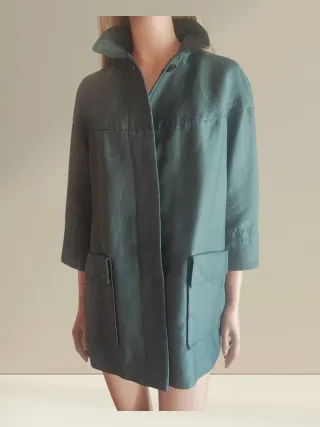 Gabardina Zara tres cuartos evasé M