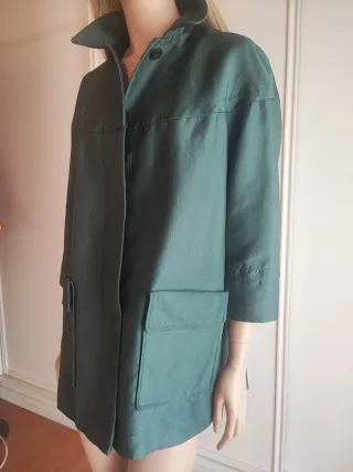 Gabardina Zara tres cuartos evasé M