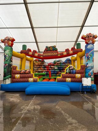Castillo hinchable Mario Bros Barredera