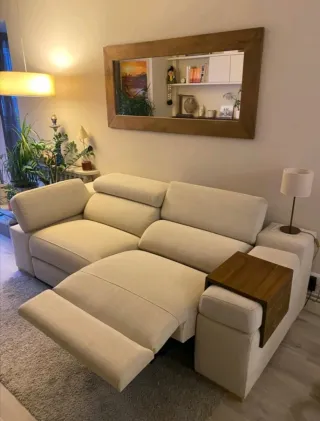 Sofá Eléctrico Beige