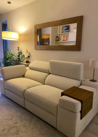 Sofá Eléctrico Beige