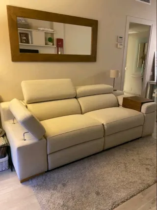 Sofá Eléctrico Beige