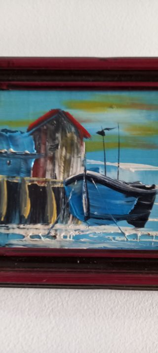 Pequeño cuadro óleo