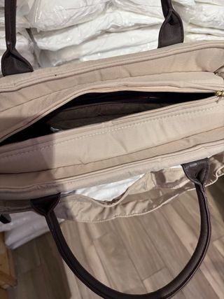 Bolso Leclerc para carro - Verde/Beige