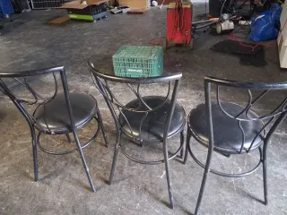 15 Sillas de Bar Negras