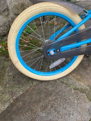Bicicleta infantil azul