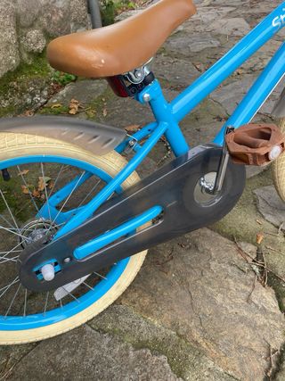 Bicicleta infantil azul