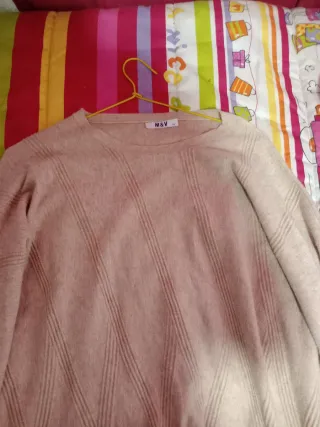 Jersey mujer estrellas negro y gris