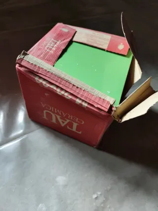 Azulejos verdes brillantes