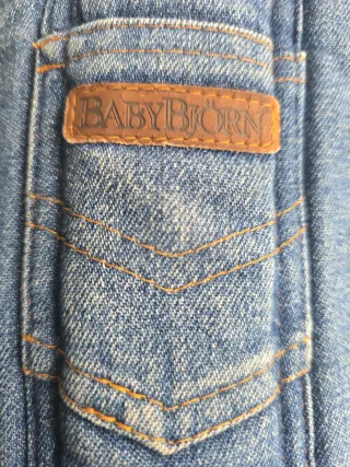 Mochila portabebés vaquera