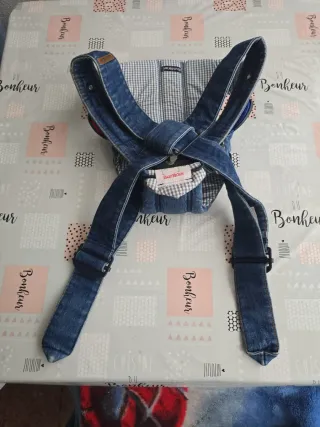 Mochila portabebés vaquera