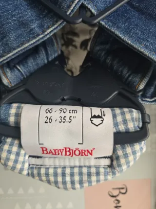 Mochila portabebés vaquera